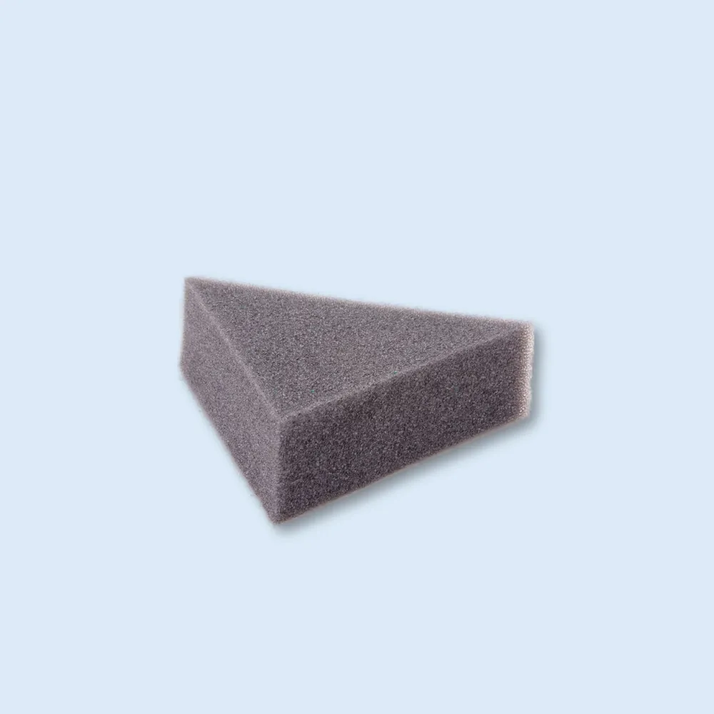 Dampfpuffer dreieckiger Schwamm